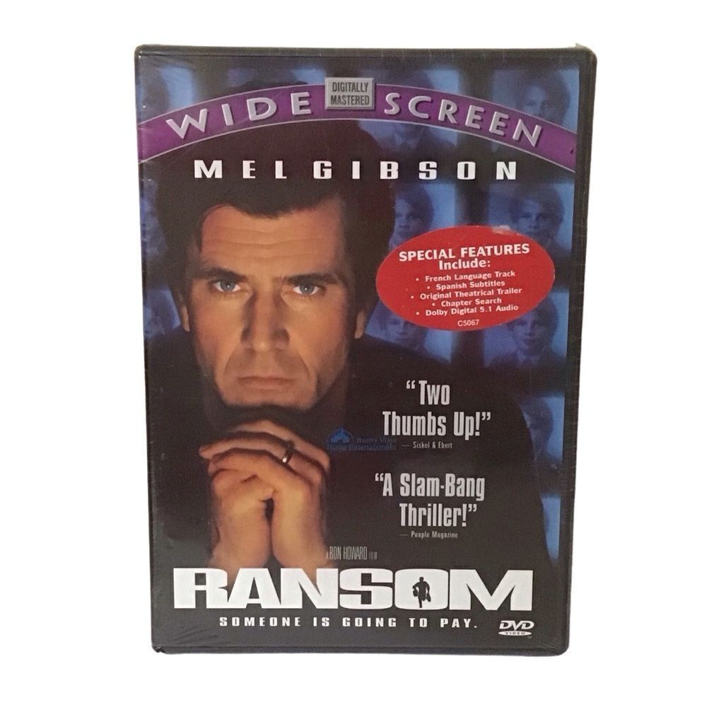 Ransom DVD NEW Mel Gibson - 5/$20